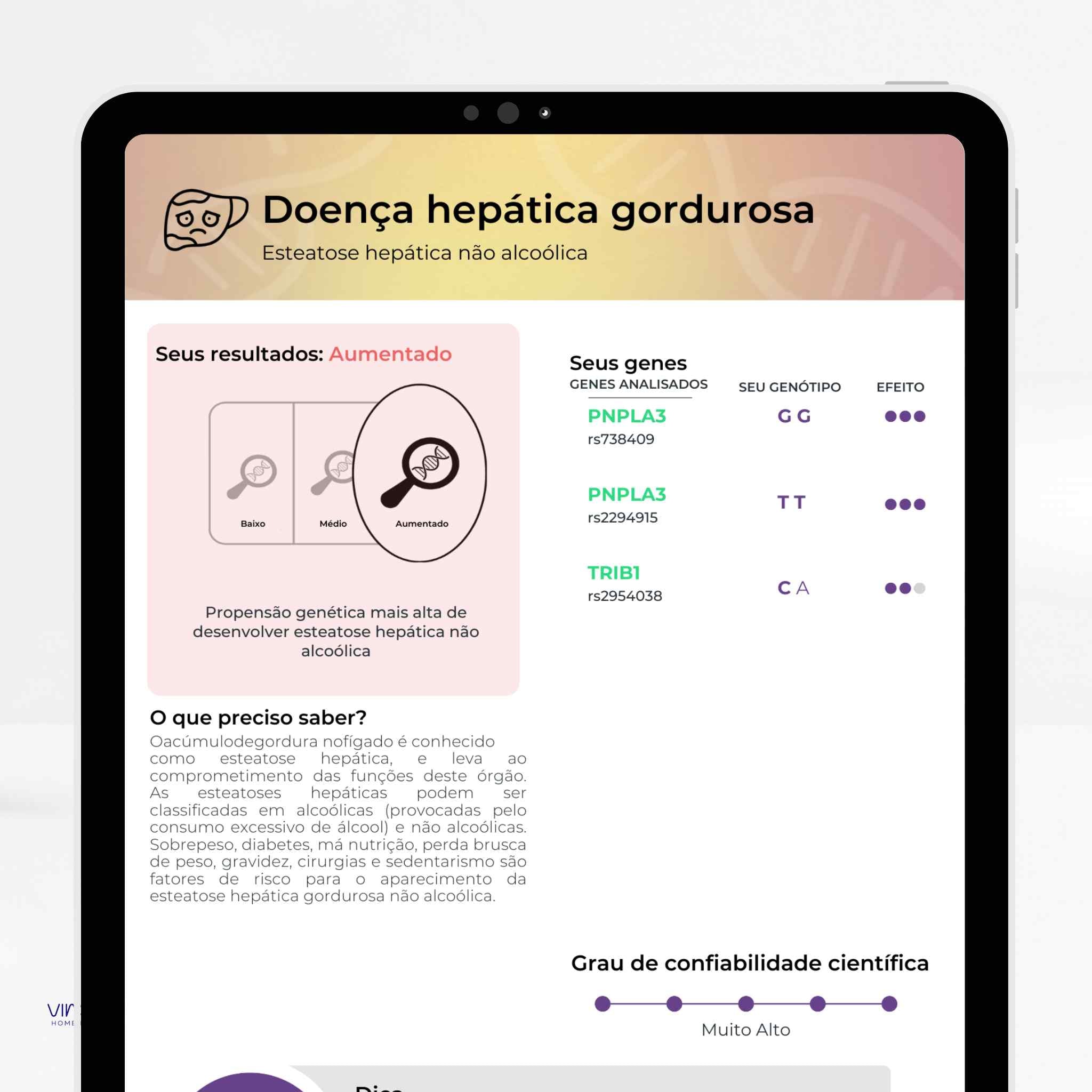 Exame de Nutrigenética