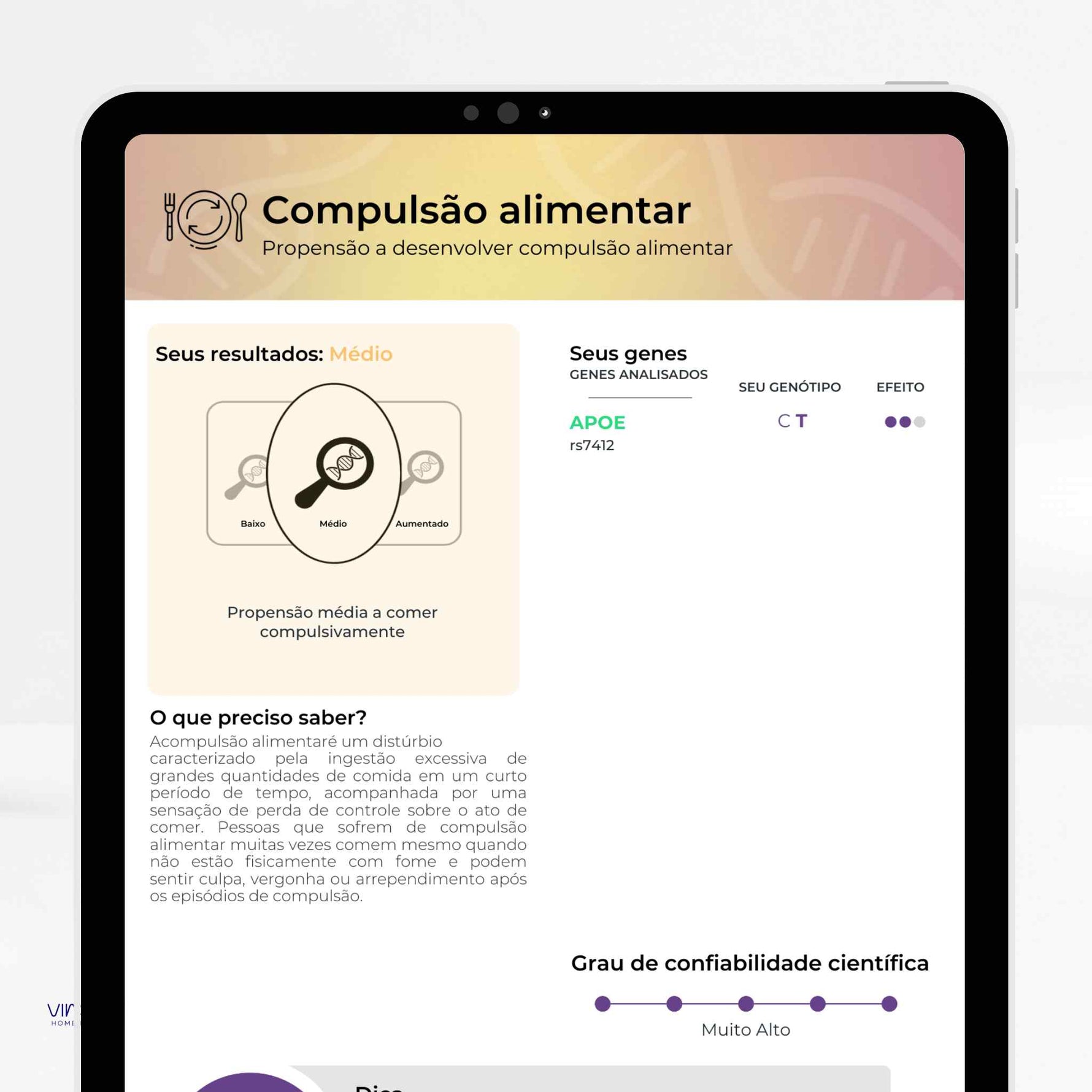 Exame de Nutrigenética