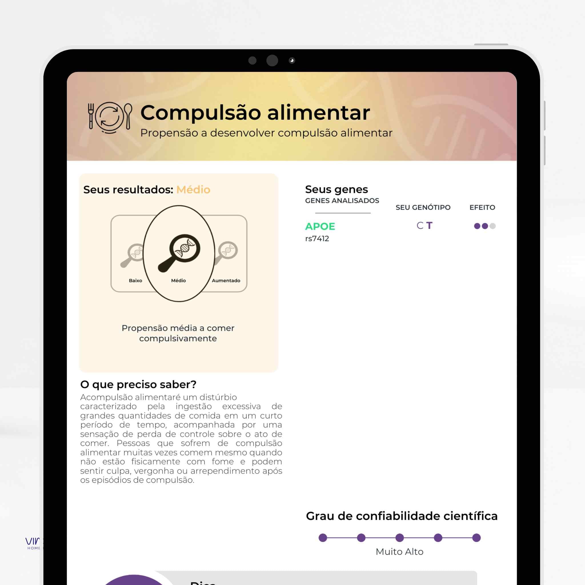 Exame de Nutrigenética