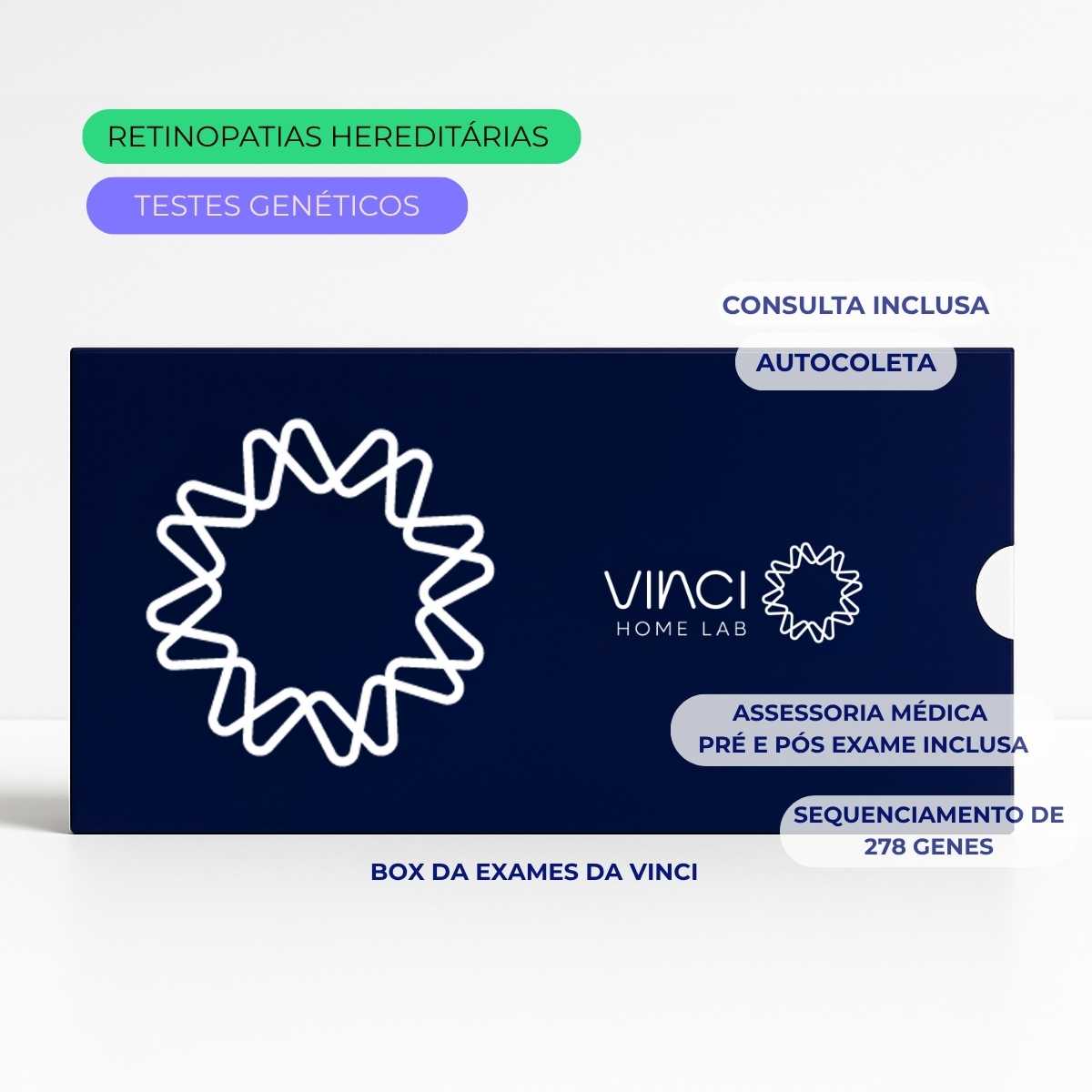 Exame de Retinopatias Hereditárias | 278 genes