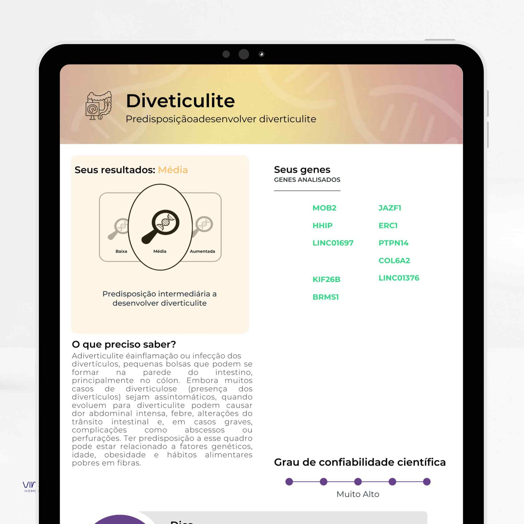 Exame de Nutrigenética
