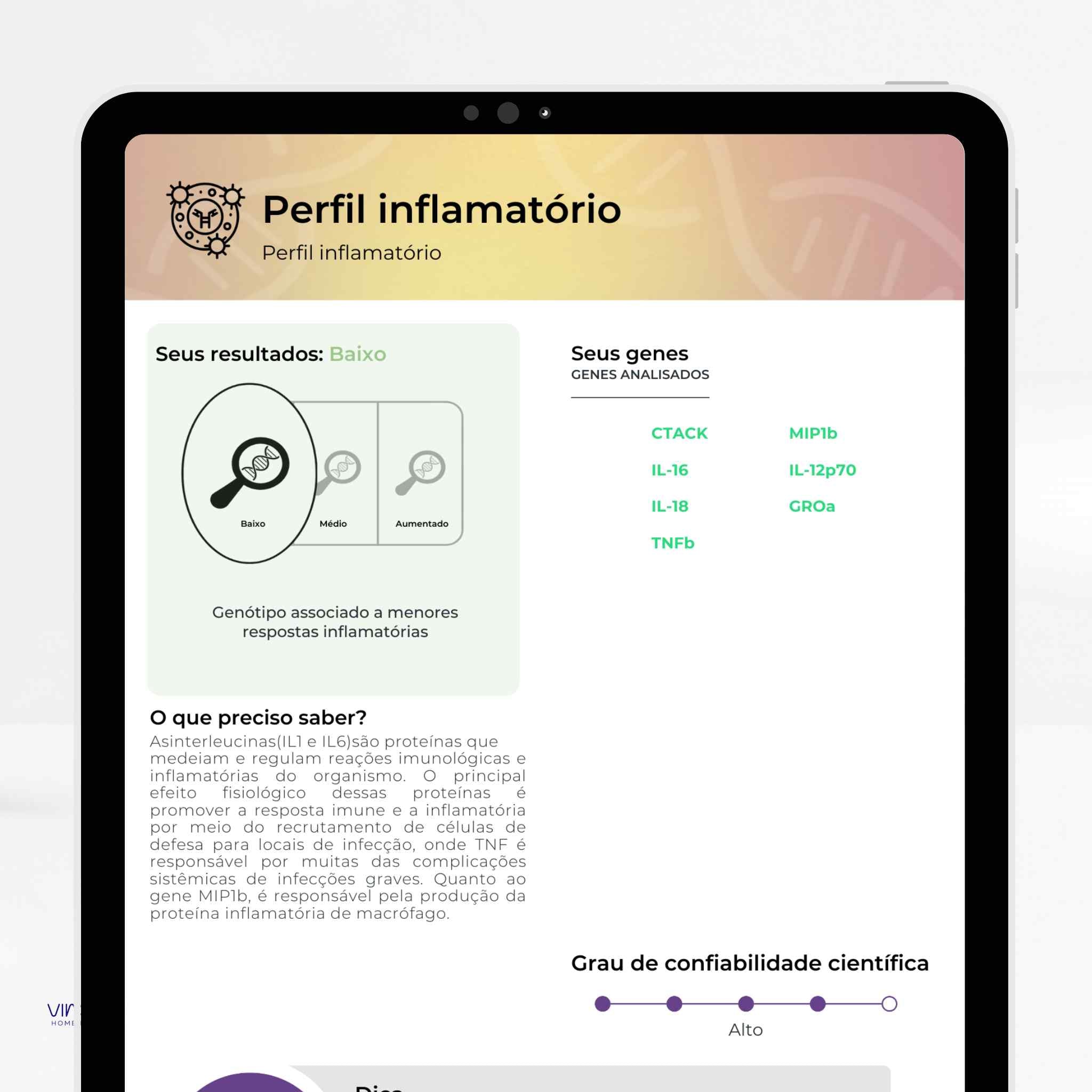 Exame de Nutrigenética