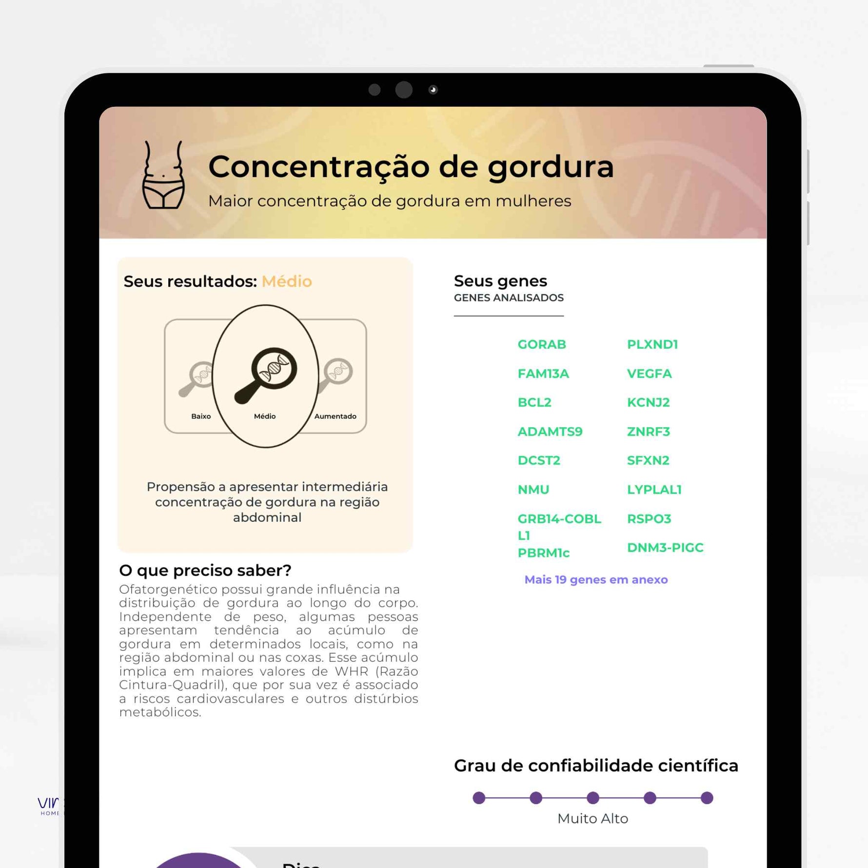 Exame de Nutrigenética