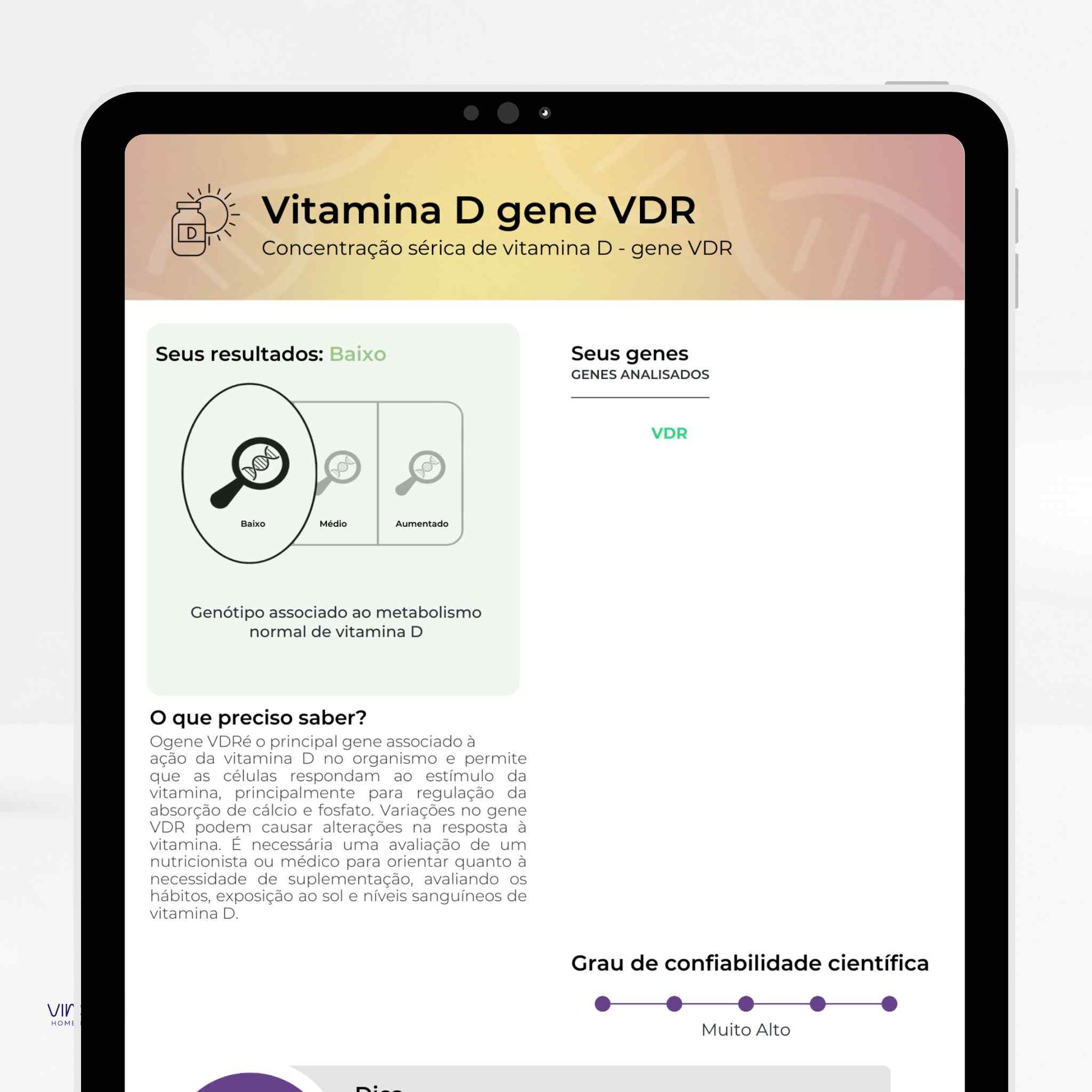 Exame de Nutrigenética