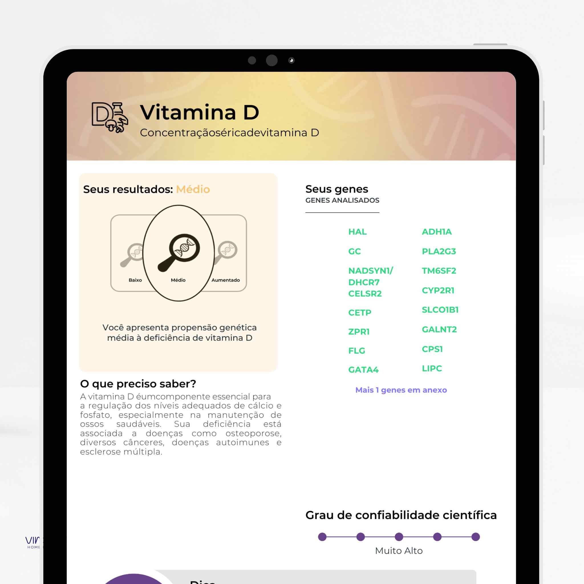 Exame de Nutrigenética