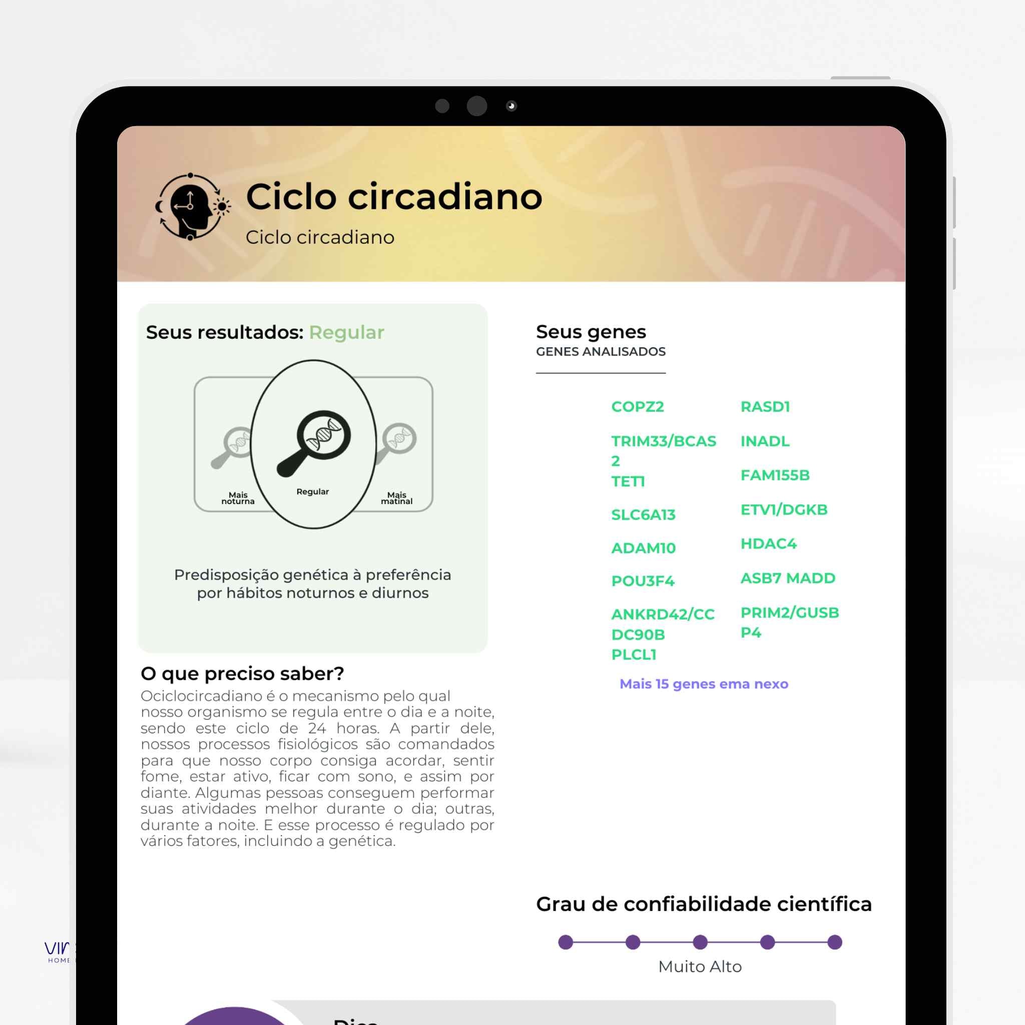 Exame de Nutrigenética