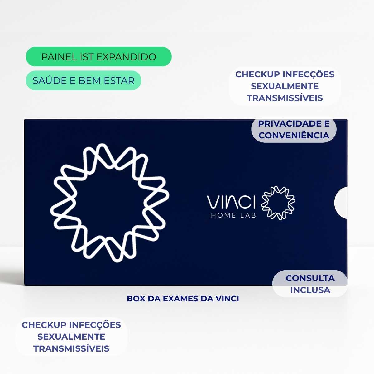 Exame ISTs Expandido | 11 Infecções Sexuais | Privacidade, Rapidez, Em Casa