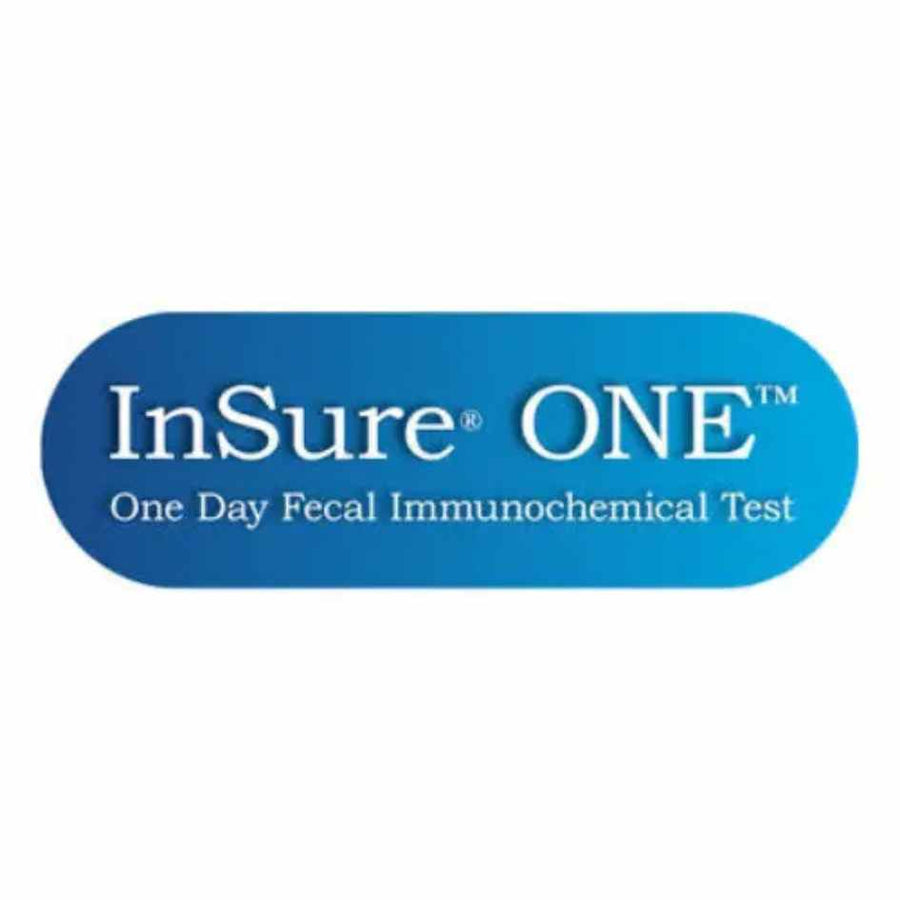 Logotipo do InSure ONE, teste imunoquímico fecal