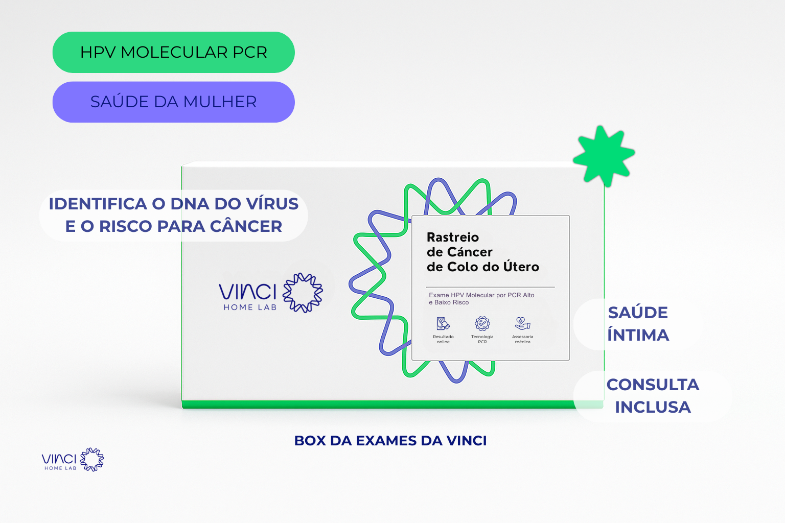 Exame de Detecção do HPV por PCR (Rastreio de Câncer de Colo do Útero)
