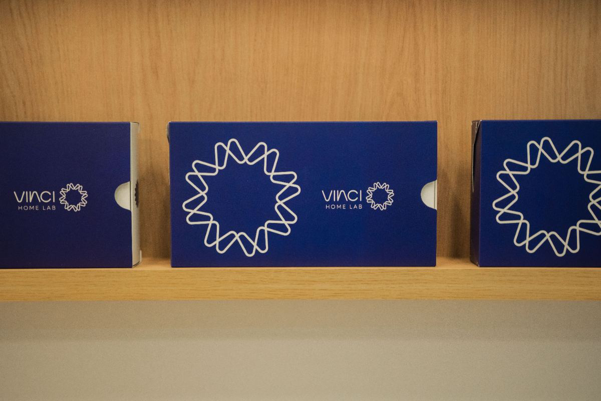 Kits Vinci na embalagem
